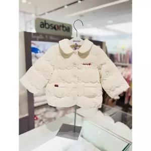 [압소바](강남점)[압소바 26년FW 출산백일돌조카선물]에밀리 패딩 점퍼(AB2652JP08CR)크림