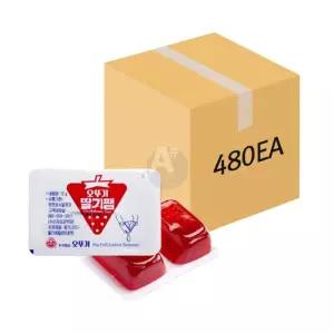 일회용 딸기잼 디스팬팩 12g 480개입과일 과일쨈 딸기쨈 딸기 일회용쨈