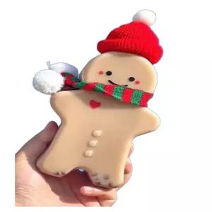 진저맨 보틀 뚜껑 크리스마스 음료수 물병 밀크티병 물통