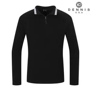 데니스골프 DENNIS 남성 플리스 기모 반집업티셔츠 NAPWMTZ022