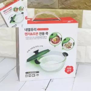 sh) 렌지오븐전용쿡 중 1.5L 유리오븐용기 전자렌지전용용기 전자레인지라면용기 오븐유리그릇