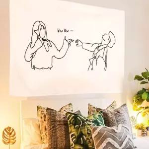 대형 패브릭 포스터 사랑의총알 M 월데코 갤러리 전시