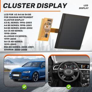폭스바겐 샤란 계기판 디스플레이 아우디 호환 A3 A4 A6 S4 B5 용 LCD