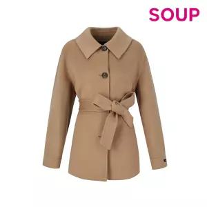 울 블렌드 핸드메이드 칼라 더블 코트 (OZAHCR1)