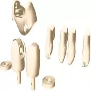 코토부키야 여신 디바이스 M.S.G. 02 바텀즈 세트 스킨 컬러 A 플라스틱 모델 키트