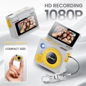 카메라용 플래시 디퓨저G13/G13Pro 엄지손가락 카메라 HD 미니 키체인 비디오 레코더 플립 스크린 휴대용