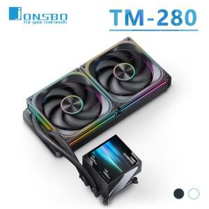 Jonsbo TM-280 수냉식 라디에이터 알루미늄 패널 자기 흡입식 냉각 헤드 커버(스크린 포함) AIO 통합 액체
