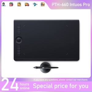 Mac 또는 PC용 Wacom Intuos Pro PTH-660 디지털 그래픽 드로잉 태블릿 8192 압력 레벨