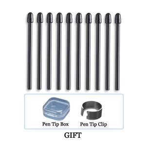 WACOM Nibs의 경우 Pro Pen 2 / Intuos 3 4 Cintiq 16 22 Mobile Studio 교체 가능 검정색 그래픽 드로잉