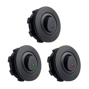자동차릴레이 ONOFF 라운드 로커 보트 트럭 LED 대시 푸시 토글 보드 20A 12V 버튼 스위치 차량용