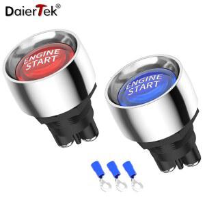 자동차릴레이 1PC 차량용 엔진 버튼 12V ON 푸시 SPST 점화 50A 스위치 스타터 시작 해양 열쇠가없는 RV 순간 OFF