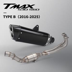 야마하 Tmax530 바이크 오토바이 배기 전체 스테인리스 스틸 시스템 프론트 링크 파이프 머플러
