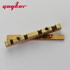 조정 가능 벨 황동 너트 기타 브리지 분할 조절 길이 38MM 4 현베이스 용