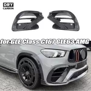 GLE 클래스 C167 GLE63 AMG 쿠페 20-23 리얼 카본 프론트 범퍼 에어벤트