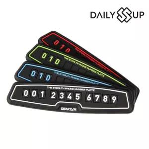 (DailySSuup) 주차번호판 논슬립 트래버스 컬러알림판