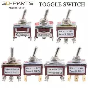TOOWEI SPST DPDT 토글 스위치 ON-ON-OFF-ON-ON-ON-OFF AC 전원 로커 250V 15A 125V 20A