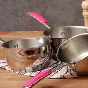 우유백 인용 스텐 라면냄비 편수 이유식 밀크팬 12cm 소스팬 DB-550