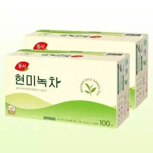 동서 현미녹차 100T + 100T (200T)/티백 침출