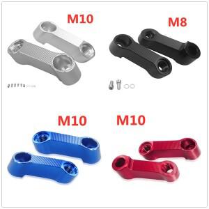 바이크 오토바이 백미러 확장 라이저 어댑터, 혼다 CB400 VTEC CB1300 CB500F 모토 부품, 10mm 8mm