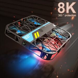 4DRC V37 카메라가 장착된  미니  8K 드론 4K HD 휴대하기  WiFi FPV Dron 포켓 Rc 헬리콥터 Quadcopter 가