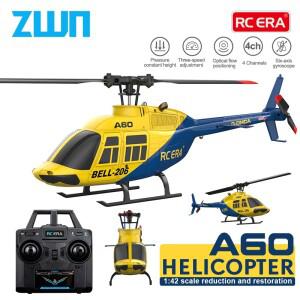 A60 RC 헬리콥터 2.4G 6축 자이로스코프 4채널 고도 유지 광학  원격 제어   및 성인용