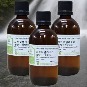 허브솝 시트로넬라 에센셜 오일 3개 100ml