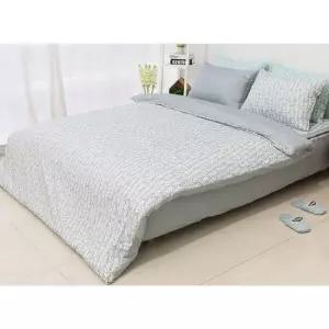 [무료배송] 마루(Maru)민트 누빔이불커버 북유럽풍 퀸(180-220cm)