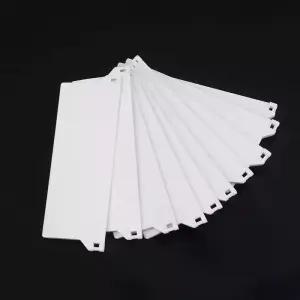 플라스틱 베이스 플레이트 127mm 수직 블라인드 하단 웨이트 슬랫 피팅 10Pcs