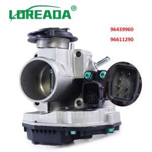 96439960 대우 호환 호환 시보레 마티즈 스파크 M200 1.0L SOHC 2005 2010 바디 가속을위한 44MM 신상 전기 스로틀 밸브 96611290