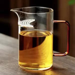 이샵 내열유리 티포트 숙우 400ML 레드 차망포함 티주전자 유리주전자