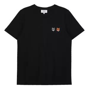 [메종키츠네] 더블 폭스 헤드 레귤러 티셔츠 OW011CF-KJ7026-P190