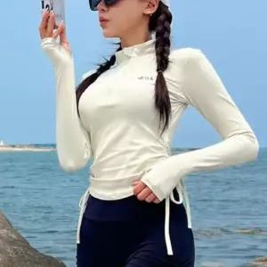 HES-015 래쉬가드 셔링 UV차단 군살커버 수영복세트 50366944)