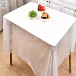 식탁보 테이블 비닐 일회용 테이블비닐 식탁투명매트 1회용테이블비닐 10p
