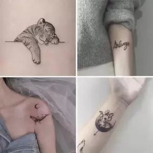 [주식회사 루인]느낌상점 동물 호랑이 고래 토끼 타투 스티커 헤나 문신 (14791882)