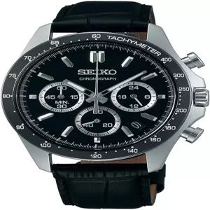 [SEIKO] 세이코 SBTR021 셀렉션 크로노그래프 남성용 시계 검정색
