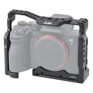 전문가용 카메라케이지소니 A7M5/A7R5/A7M4/A7S3용 카메라 케이지 스위스 퀵 릴리즈 콜드 슈 포함) 나사산
