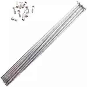 VCTil 10개 245mm-305mm 14G 자전거 스포크 스테인리스 스틸 및 니플 산악 로드 바이크 전기 700C 휠