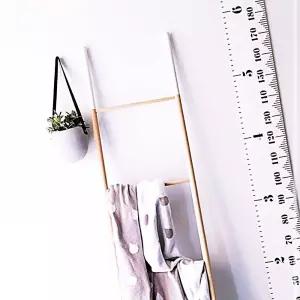 IKWE61FF5 벽 줄자 스티커 디자인 형 럽 걸이 키재기 장식 포스터 북유
