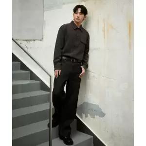 마인드브릿지 와이드블랙로우데님팬츠 MYDP6153