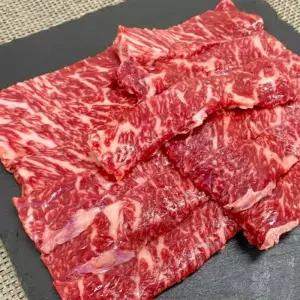 국산 1등급 소고기 육우 꽃갈비살 200g 마블링 구이용
