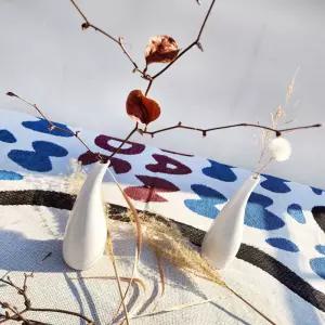 심플 화이트 미니도자기 화병 인테리어 장식 소품 글라스 오브제 조화 디자인 꽃병 빈티지 예쁜 수입