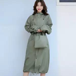 트렌드 남녀공용 바람막이 레인코트(L) (그린)