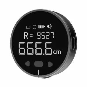 LCD 디스플레이가 탑재된 HomeMagician 324피트 전자 디지털 줄자 눈금 충전식 소형 스마트 롤링 측정 도구