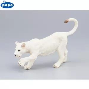 파포 (모형완구) 흰 어린 암사자 (#50136)