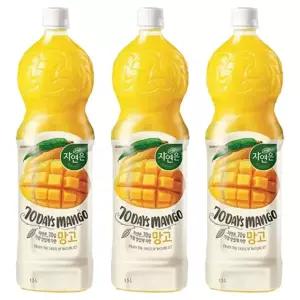 웅진 자연은 망고 주스 1.5L x 12PET