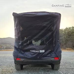 SUV 차박 텐트 트렁크 도킹 캠핑 카텐트 차량 연결형 쉘터 야외 숙박 방수 그늘막