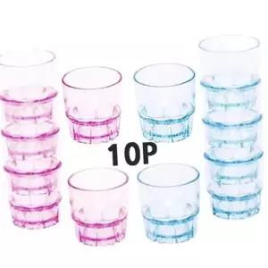 다회용 투명 소주잔 10P 야외용 행사용 캠핑용
