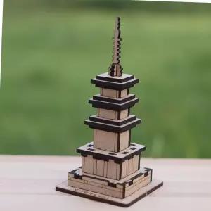 석가탑 건축 건물 나무 조립 모형 DIY 만들기