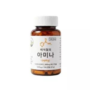 비타민B3 배석철의 아미나 나이아신 500mg 100캡슐 1개