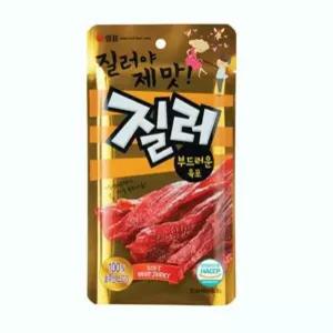 빠른배송 부드러운 마른안주 편의점 육포 안주 샘표 질러 30g 서치B